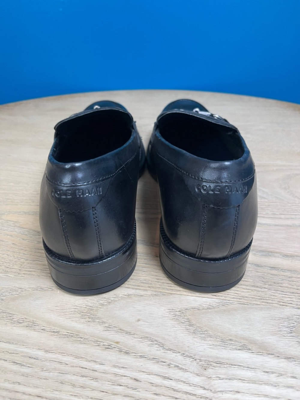 Cole Haan Men’s Modern Essentials Bit Loafer Black Leather Dress Shoe Size 10 - Picture 5 of 9